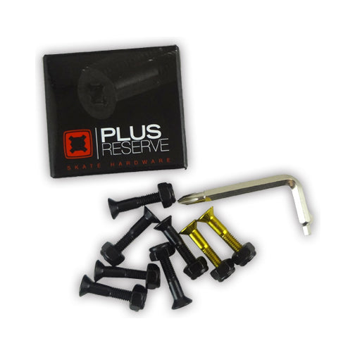 Plus Reserve Visserie (Jeu De 8) 1 Pouce Gold