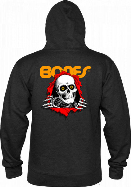 Powell Sweat Ripper Hood Charcoal