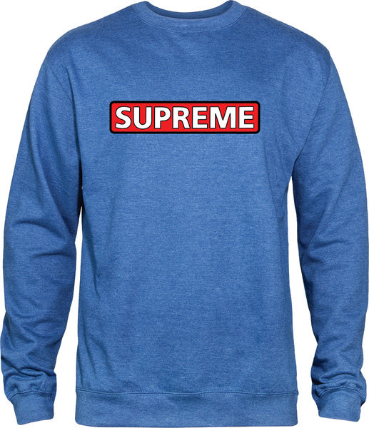 Powell Sweat Supreme Crew Royal Heather
