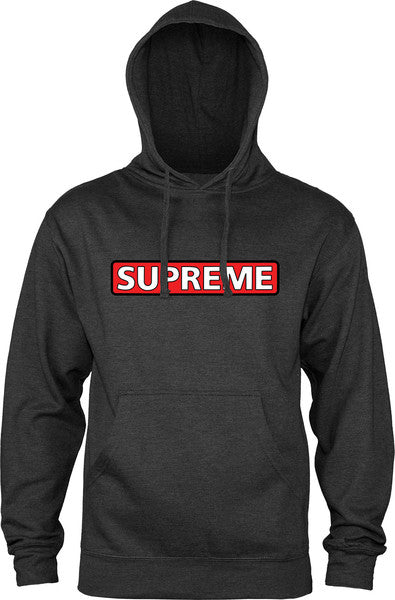 Powell Sweat Supreme Hood Charcoal Heather