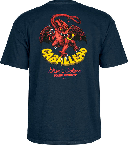 Powell T-Shirt Cab Dragon Ii Ss Navy