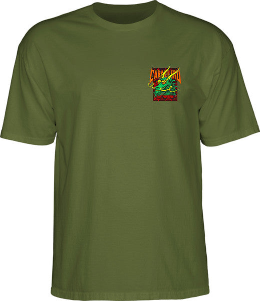 Powell T-Shirt Cab Street Dragon Ss Military