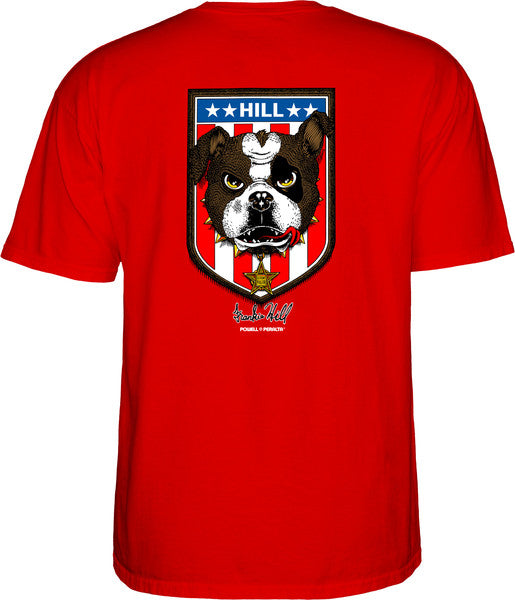 Powell T-Shirt Hill Bull Dog Ss Red