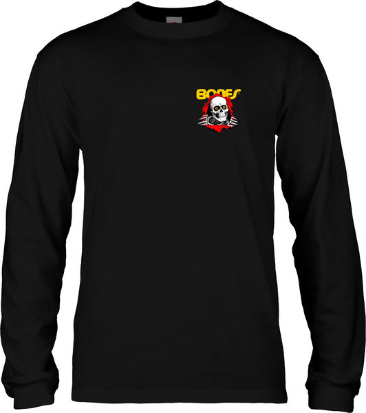 Powell T-Shirt Ripper Ls Black
