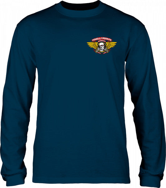 Powell T-Shirt Ripper Ls Navy