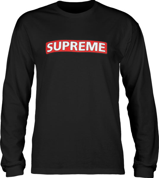 Powell T-Shirt Supreme Ls Black