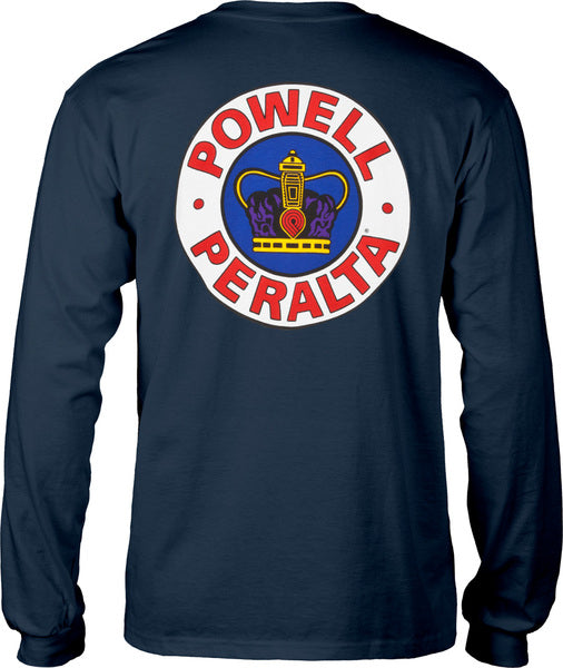Powell T-Shirt Supreme Ls Navy