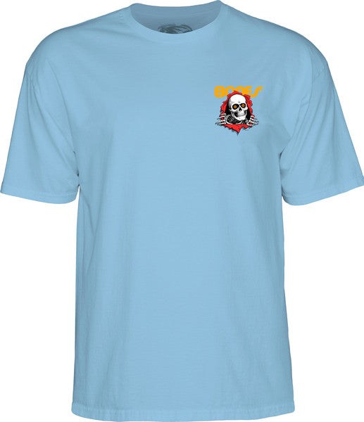 Powell T-Shirt Ripper Ss Light Blue Ss