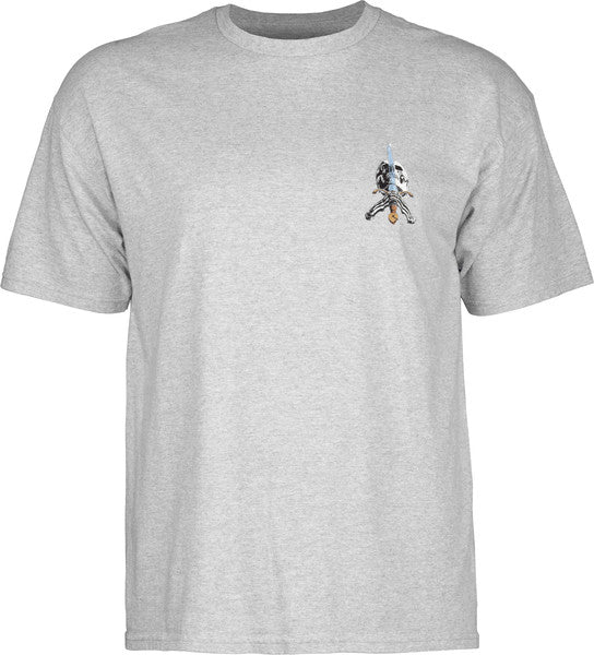 Powell T-Shirt Skull & Sword Ss Grey