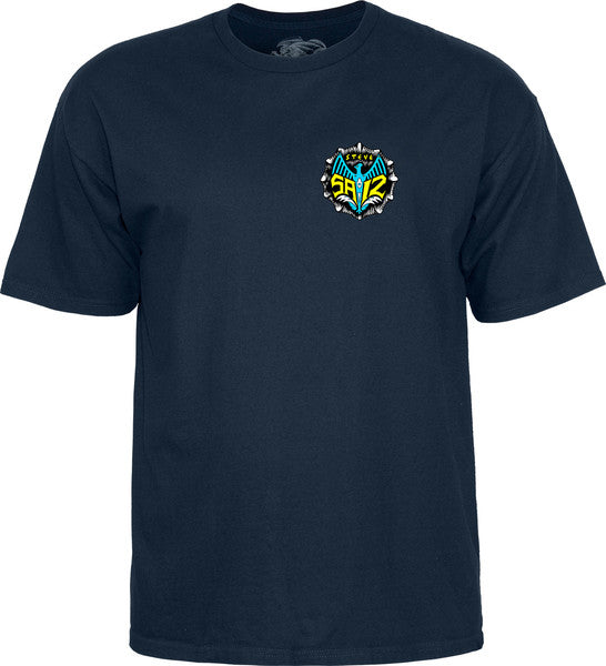 Powell T-Shirt Steve Saiz Totem Ss Navy
