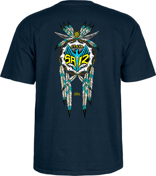 Powell T-Shirt Steve Saiz Totem Ss Navy