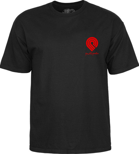 Powell T-Shirt Tucking Skeleton Ss Black