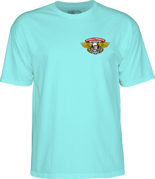 Powell T-Shirt Winged Ripper Ss Celedon