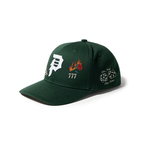 Primitive Cap Blackjack Snapback Forest Green
