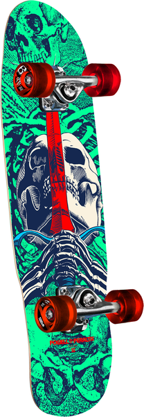 Powell Complete Cruiser Skull & Sword Mint Navy