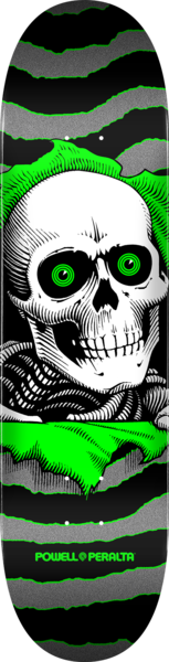 Powell Deck Pp Ripper Silver Green