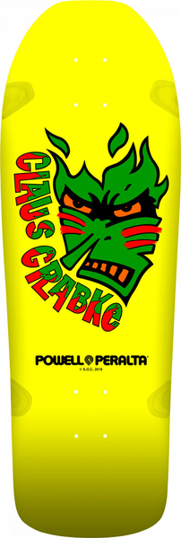 Powell Deck Reissue Claus Grabke Yellow