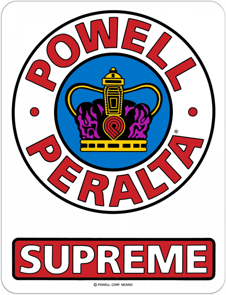 Powell Sticker Supreme Og Red White Blue (30Cm)