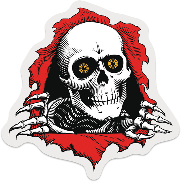 Powell Sticker Ripper Die Cut (Pack De 10) 7.5Cm