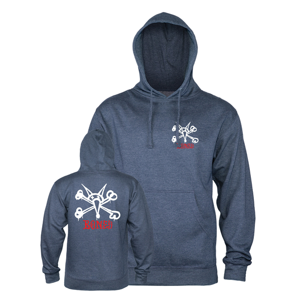 Powell Sweat Rat Bones Hood Navy Heather