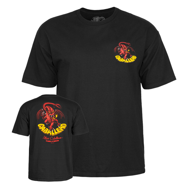 Powell T-Shirt Cab Dragon Ii Ss Black