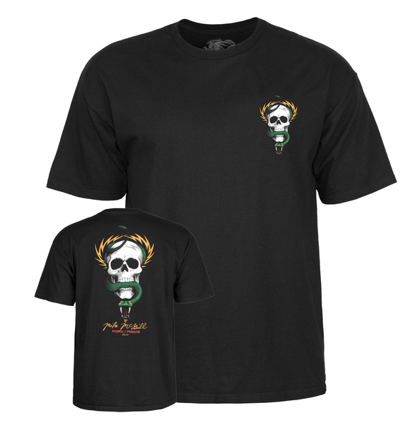 Powell T-Shirt Mcgill Skull & Snake Ss Black