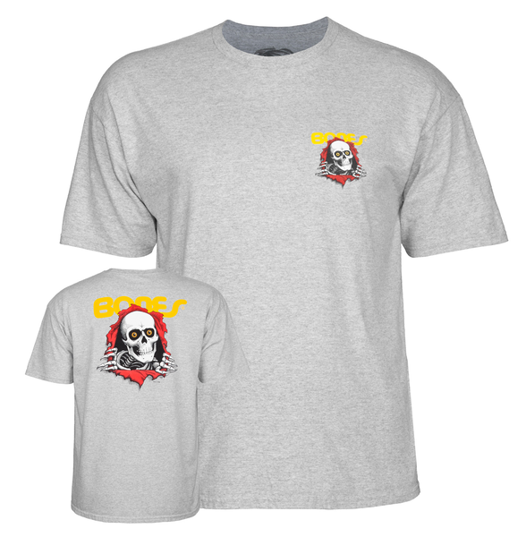 Powell T-Shirt Ripper Ss Gray