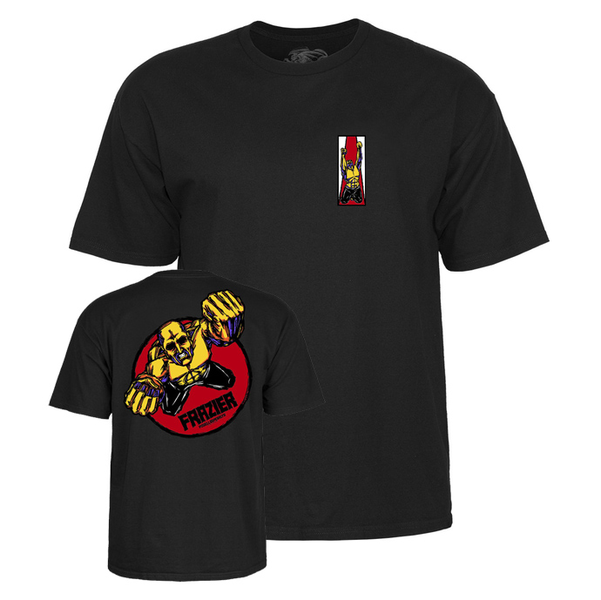 Powell T-Shirt Mike Frazier Yellow Man Ss Black