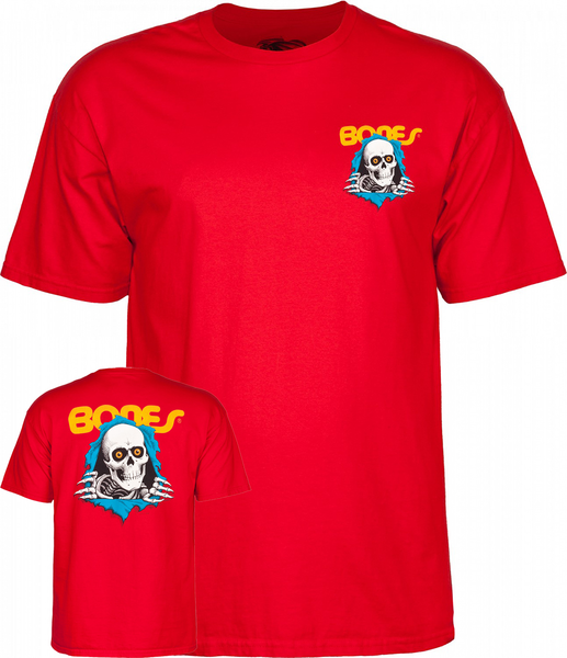 Powell T-Shirt Youth Ripper Ss Red