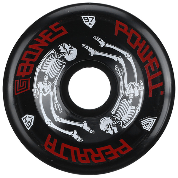 Powell Wheels (Jeu De 4) 64Mm G Bones Black 97A