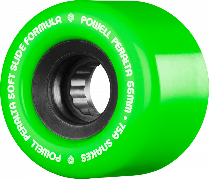 Powell Wheels (Jeu De 4) Dh 66Mm Snakes Ii Green 75A