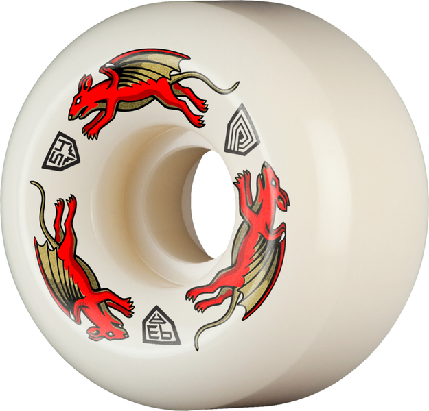 Powell Wheels (Jeu De 4) Dragon 54Mm X 34Mm 93A V6 Nano Rat