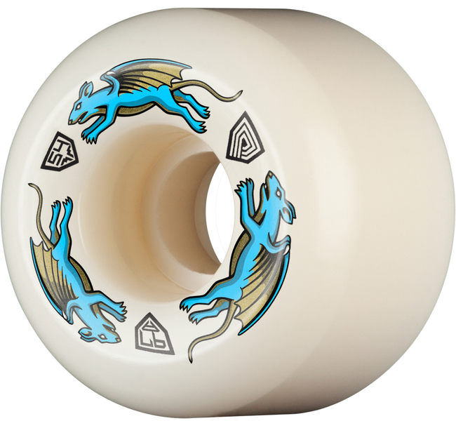 Powell Wheels (Jeu De 4) Dragon 54Mm X 39Mm 97A Nano Rat Blu