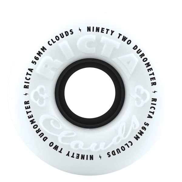 Ricta Wheels (Jeu De 4) 56Mm Clouds 92A Black 92A