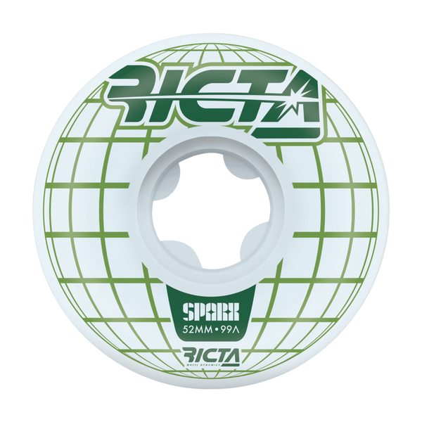 Ricta Wheels (Jeu De 4) 52Mm Mainframe Sparx White 99A