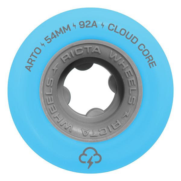 Roues de skate Ricta 54 mm Saari Clouds Light Blue 92A