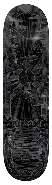 Planche de skateboard Real Cathedral Mason Black Sunday 8,25"