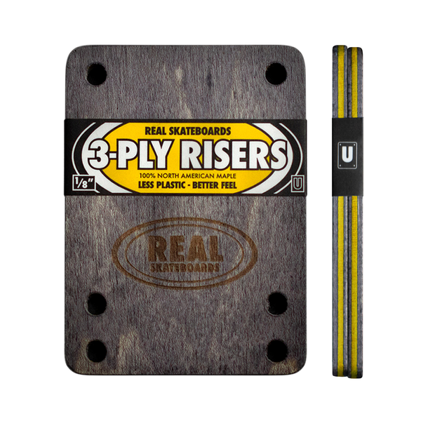 Pads de skate Real 3 Plys Universal 1/8" (3,2 mm) (jeu de 2)