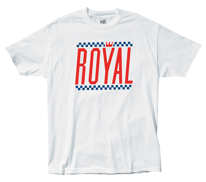 Royal T-Shirt Grand Prix White
