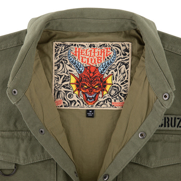 Santa Cruz Jacket St Crawl Utility Ls Army