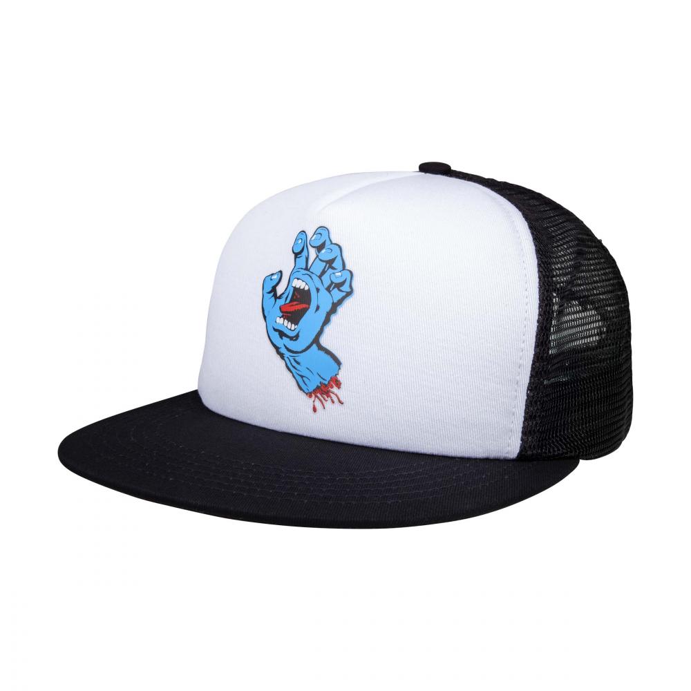 Casquette Santa Cruz Classic Hand Meshback White / Black