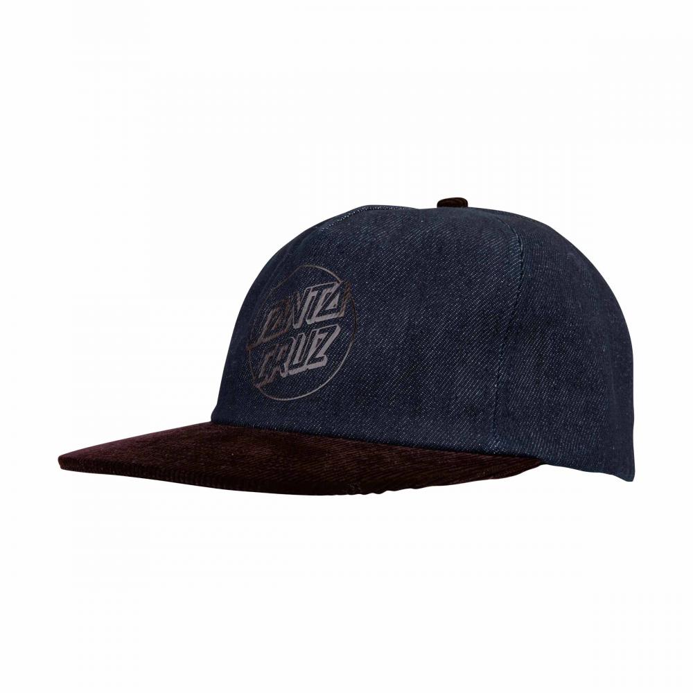 Casquette Santa Cruz Opus Dot Dark Denim / Coffee Cord