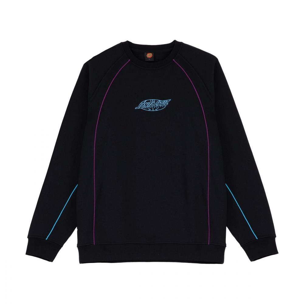 Sweat col rond Santa Cruz Pinstripe Black