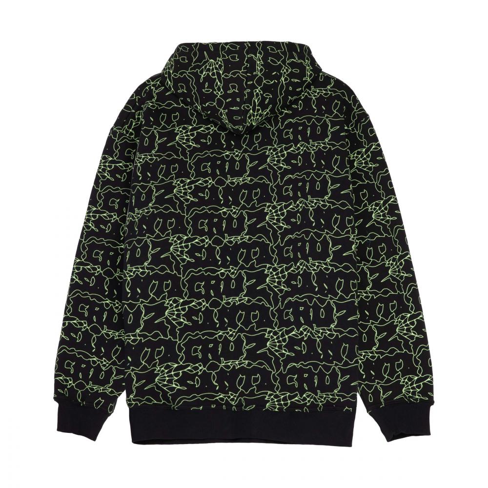 Sweat zippé à capuche Santa Cruz Punk Web Black / Green Web