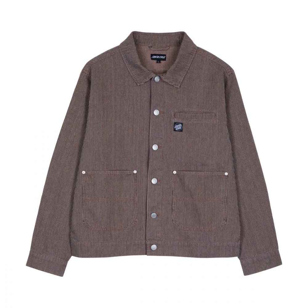 Veste Santa Cruz Railroad Brown Hickory Stripe