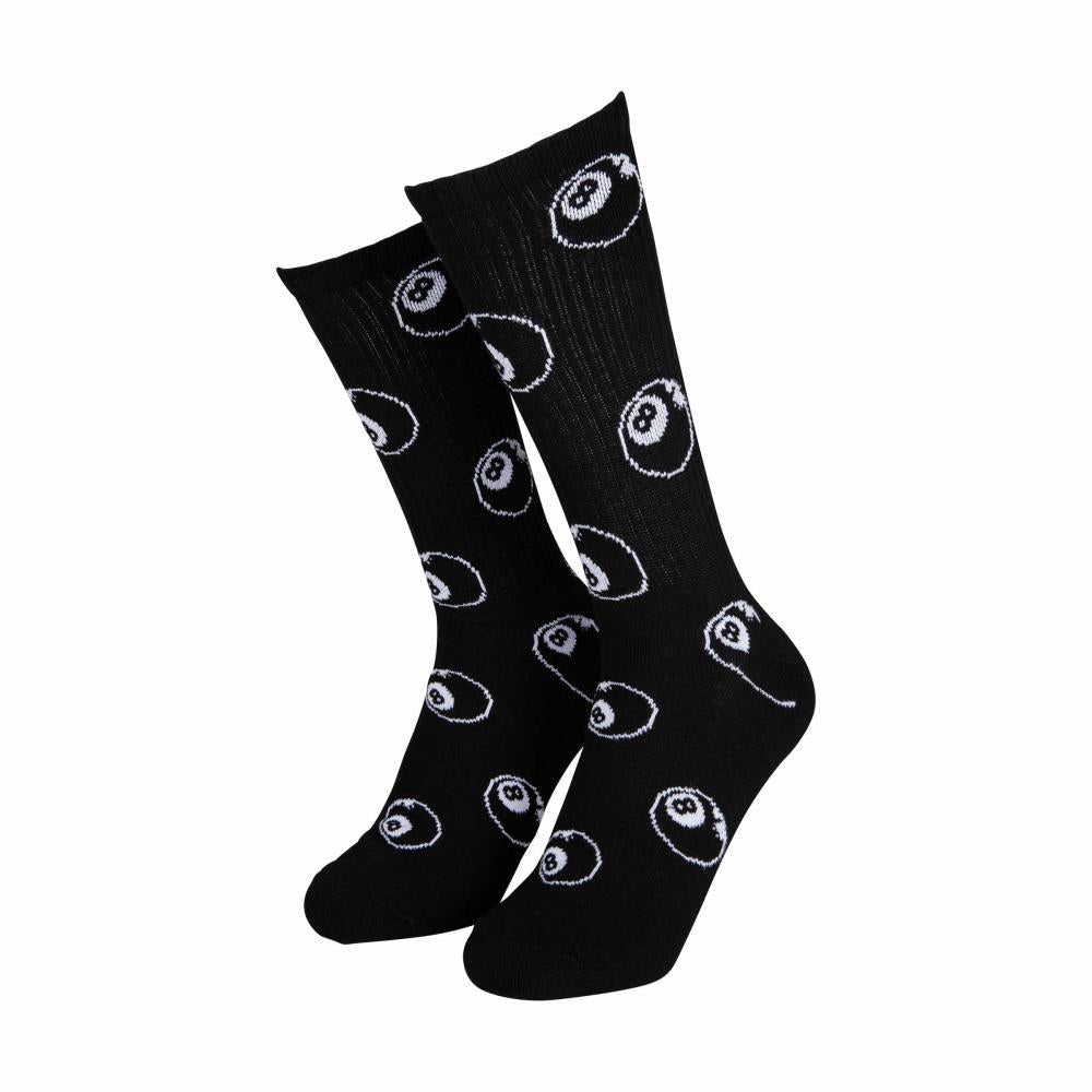 Chaussettes Santa Cruz Winkowski Eight Ballr (2pk) White & Black