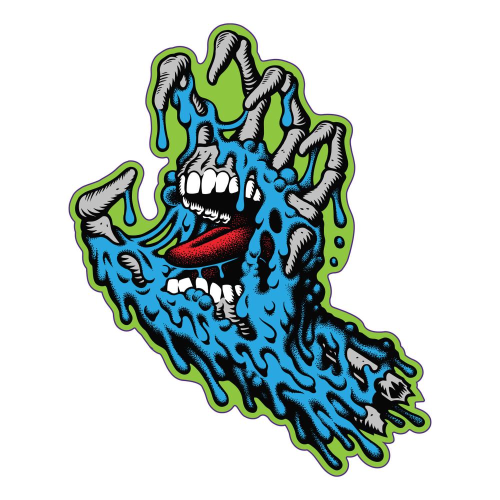 Santa Cruz Stickers (Uk) Melting Hand (10 Pack)
