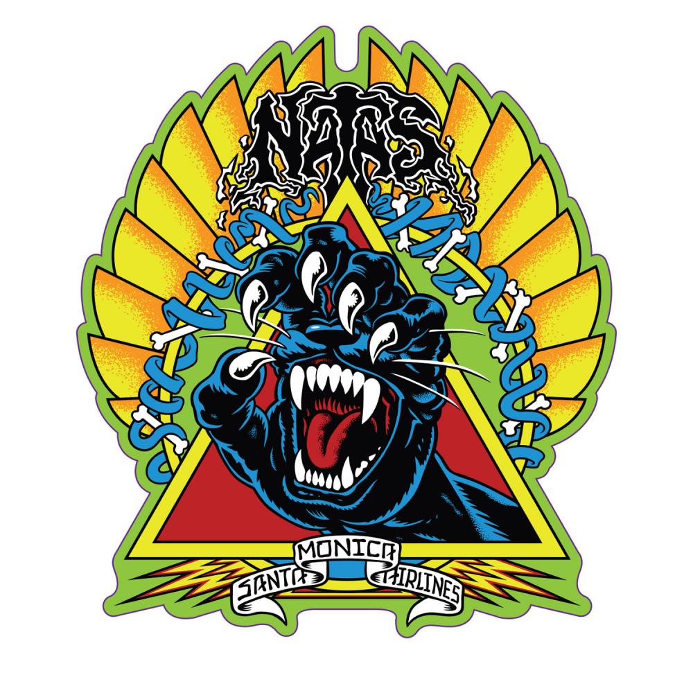 Santa Cruz Stickers (Uk) Natas Screaming Panther (10Pk)
