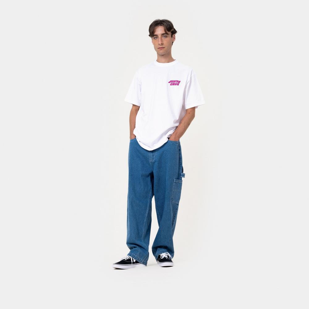 Tee-shirt Santa Cruz Grabke All Around Stack White