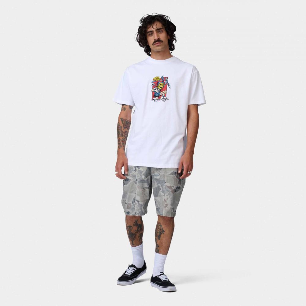Tee-shirt Santa Cruz Salba Voodoo Frame Front White